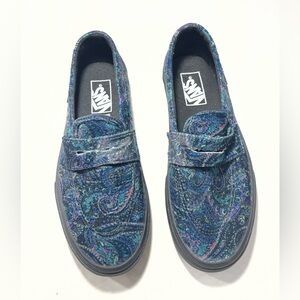 VANS VELVET PAISLEY LOAFER